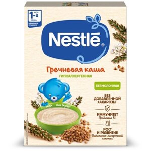 Каша Nestlé безмолочная гречневая гипоаллергенная, с 4 месяцев, 200 г