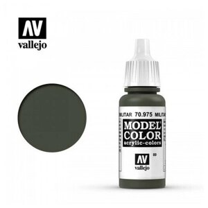 Краска акриловая vallejo MODEL COLOR 17ML. military GREEN 70.975