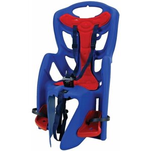 Кресло детское кресло на велосипед 5-259856 на багажник PEPE (4) синее до 7лет/22кг TUV BELLELLI (Италия)