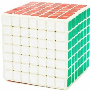 Кубик Рубика мини ShengShou 7x7x7 mini / Развивающая головоломка / Белый