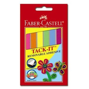 Масса для лепки Faber-Castell Tack-It 6 цветов 50 г (187094) 6 цв.