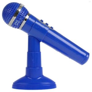 Микрофон на стойке (50 песен из мультфильмов, мелодий, звуков. световые эффекты) в коробке