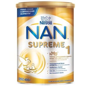 Молочная смесь NAN НАН SUPREME 1 смесь с олигосахаридами для защиты от инфекций 800 г 0-12 мес