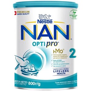 Молочная смесь NAN Nestle 2 OPTIPRO (Нестле НАН 2 оптипро) с 6 до 12 мес 400 г