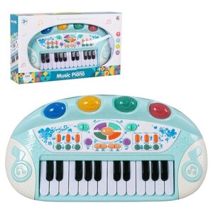 Музыкальный инструмент: орган, 24 клавиши, свет, звук, эл. пит. AAх3 шт. не вх. в компл., коробка