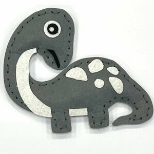 Набор для создания игрушки из фетра Очаровательный динозаврик