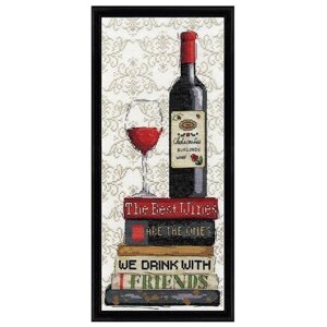 Набор для вышивания Красное вино 15 х 35,5 см DESIGN WORKS 2982