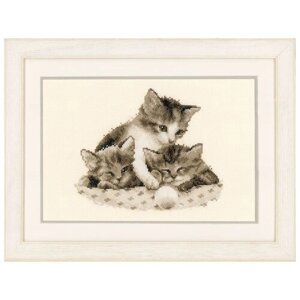 Набор для вышивания Три маленьких котенка VERVACO PN-0148985
