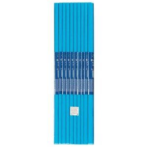 Набор креповой бумаги, 50x200 cм, 10 штук, цвет голубой