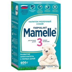 Напиток MAMELLE 3 молочный сухой 12м+600гр