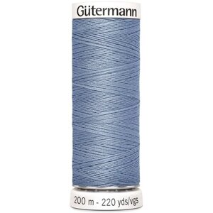 Нить Gutermann Sew-all 748277 для всех материалов, 200 м, 100% полиэстер (064 серый джинсовый), 5 шт