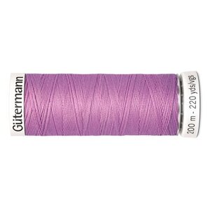 Нить Gutermann Sew-all 748277 для всех материалов, 200 м, 100% полиэстер (211 нежно сиренево-розовый), 5 шт