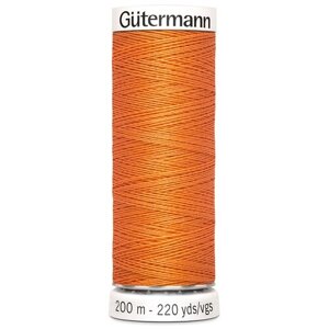 Нить Gutermann Sew-all 748277 для всех материалов, 200 м, 100% полиэстер (285 персиково-рыжий), 5 шт