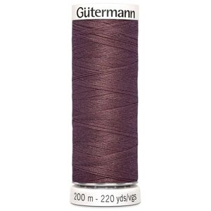 Нить Gutermann Sew-all 748277 для всех материалов, 200 м, 100% полиэстер (429 пыльная старая роза), 5 шт