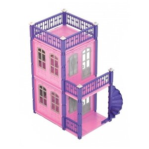 Нордпласт Замок принцессы 2 этажа 591, 83.5 см, розовый