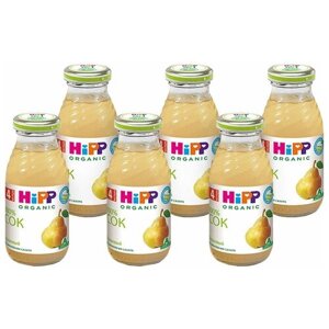 Органический грушевый сок восстановленный (с мякотью) HiPP, 200гр/1шт