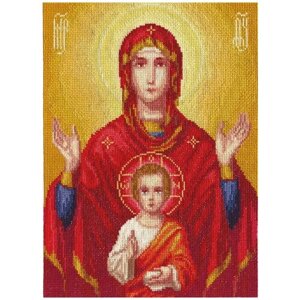 PANNA Набор для вышивания Икона Божией Матери Знамение 22.5 х 30.5 см (CM-1333)