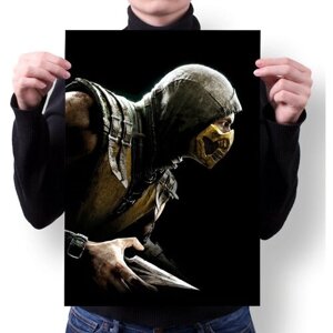 Плакат MIGOM А4 Принт "Mortal Kombat, Мортал Комбат"29