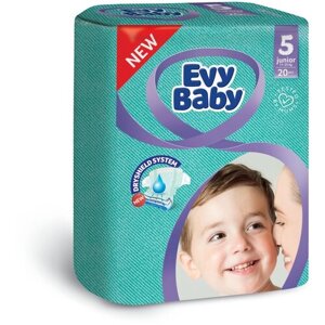 Подгузники Evy Baby Junior 11-25 кг (Размер 5/XL), 17 шт