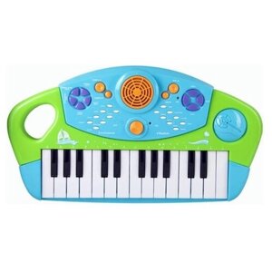 Potex Детский синтезатор Пианола Летняя 25 клавиш, 37*20 см, зелёная 55177 (658B)