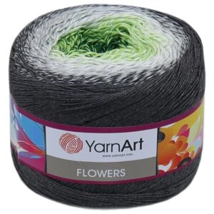 Пряжа YarnArt Flowers, 55 % хлопок, 250 г, 1000 м, 1 шт., 291