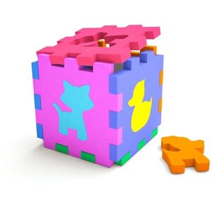 Развивающая игра Кубик-сортер " El'BascoToysЖивотные" El'BascoToys