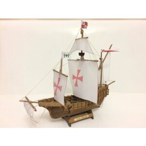 Сборная деревянная модель Шкипер Одиссея Колумба. Каракка SANTA MARIA. 1:100 (Инструменты в комплекте) K08N