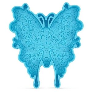 Силиконовый молд - Подстаканник бабочка, 13х11 см