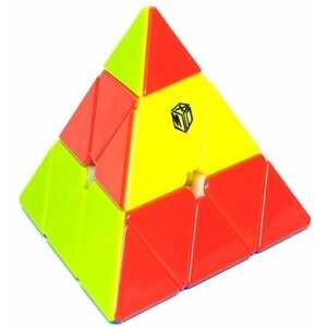 Скоростная Пирамидка Рубик QiYi MoFangGe X-Man Pyraminx Magnetic BELL Магнитная / Цветной пластик / Головоломка