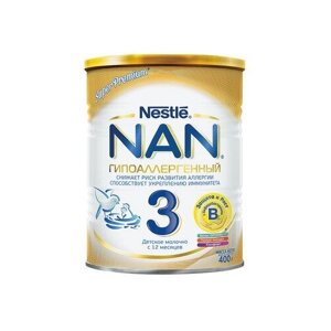 Смесь Nestle NAN Гипоаллергенная 3, 400 г