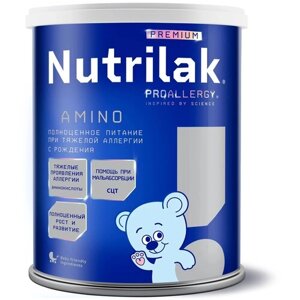 Смесь сухая специализированная Proallergy Amino Premium Nutrilak/Нутрилак 400г