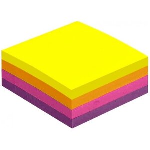 Стикеры Attache Selection куб 51х51, неон-1 4 цвета 400 л , 1 шт.