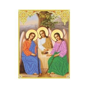 Святая Троица Рисунок на ткани 26,2х35 Каролинка ткби 3022