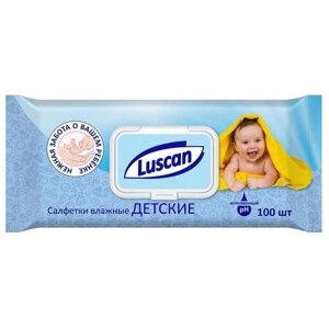 Влажные салфетки Luscan детские 100 шт. 1027669