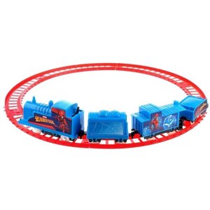 Железная дорога детская MARVEL Человек-паук "Суперпоезд", игровой набор с поездом