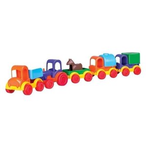 Железные дороги Zarrin Toys Набор автомобилей «Машинки-паровозики», Little Cars