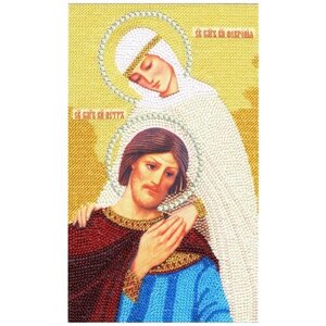 Золотое Руно Набор для вышивания бисером Икона Святые Пётр и Феврония 23 х 13,8 см (РТ-061)
