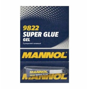 9822 Mannol SUPER GLUE GEL 3 гр. гелевый суперклей