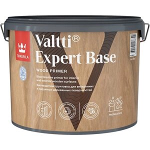 Антисептик Tikkurila Valtti Expert Base грунтовочный для дерева бесцветный 9 л