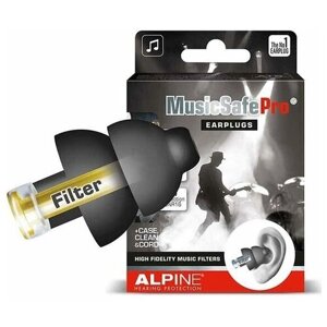 Беруши для музыкантов Alpine MusicSafe Pro (черные)