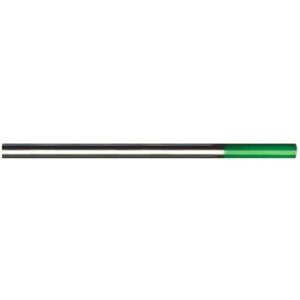 Электрод вольфрамовый Green - WP зеленый диаметр 3,2 х 175мм - 5шт, пруток для сварки методом TIG в среде инертных газов, алюминиевых деталей и изделий из магния на переменном синусоидальном токе, мормышка, вольфрам