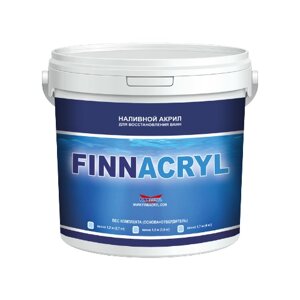 Эмаль акриловая (АК) Finnacryl FINNACRYL-24, глянцевая, белый, 3.6 кг