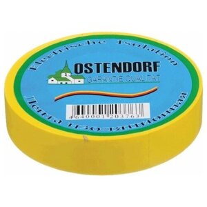 Изолента "Ostendorf", 15 мм*20 м, желтая