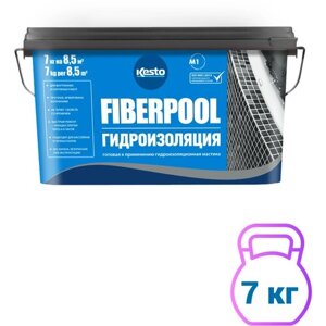 Kesto (Kiilto) Fiberpool 7 кг/5л гидроизоляция Фиберпул