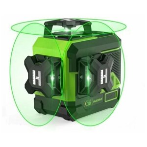 Лазерный уровень HUEPAR Z03CG (3D, 12линий, Bluetooth, зеленый луч, 2023 года)