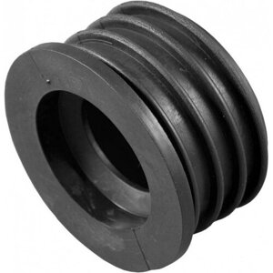 Манжета-переход 50х40 мм резиновый черный для внутренней канализации (5 шт.)