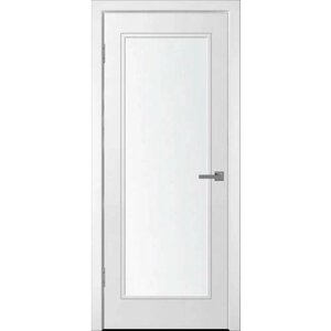 Межкомнатная дверь (дверное полотно) WanMark Нео-1 / ПО белая эмаль 60х200