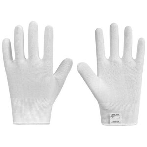 Перчатки защитные нейлоновые Чибис ПА, белые, 13 класс, размер 9 (L), 20 пар