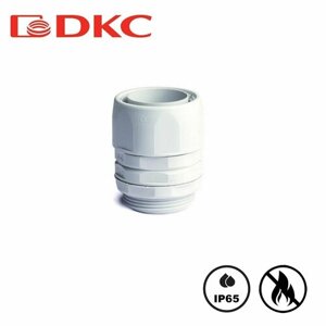 Переходник армированная труба-коробка (3/4 дюйма, 20 мм, IP65) DKC 55120 ДКС 10 шт.