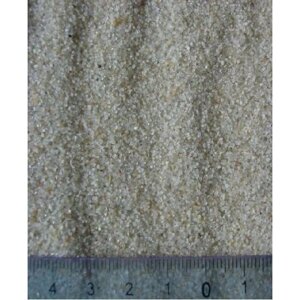 Песок кварцевый светло-бежевый 0.8-1.4мм, пакет 2кг (852)